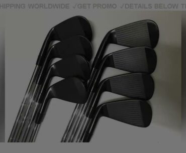 [Deal] $195 Black A3 718 Iron Set 718 A3 Golf Irons Golf Clubs 3456789Pw(8PCS) R/S Flex Steel Shaft