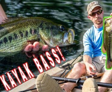 KAYAK FISHING FOR BASS in New York
