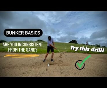 Simple Bunker Tip. Find more consistency from the sand.