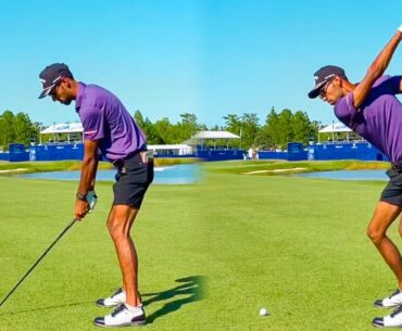 AKSHAY BHATIA GOLF SWING 2021 - IRON & DRIVER - SLOW MOTION 240FPS HD
