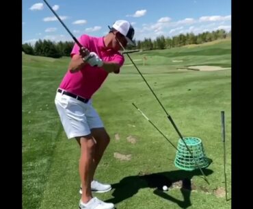 Chesson Hadley slow motion golf swing motivation! #shorts #golfshorts #subforgolf #alloverthegolf