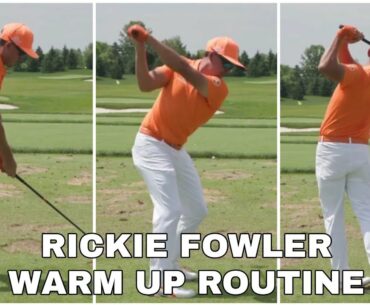 Rickie Fowler Pre-Round Warm-up Routine 2021