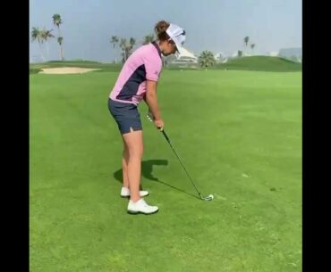 Christine Wolf golf swing motivation! #shorts #golfshorts #ladiesgolf #subforgolf #alloverthegolf