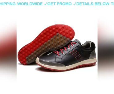 [Deal] $64.25 New Professional Genuine Leather Golf Shoes Men Outdoor High Quality Walking Footwear