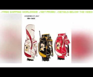 [Promo] $120 The Problem bag Defective Items New PLEEB Golf Bag With Wheel PU double sided Leather