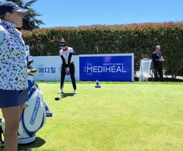 Patty Tavatanakit slow motion golf swing Mediheal LPGA