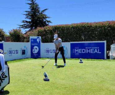 Annie Park slow motion golf swing LPGA Mediheal
