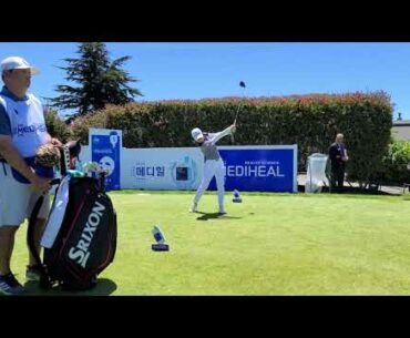 Minjee Lee slow motion golf swing LPGA Mediheal