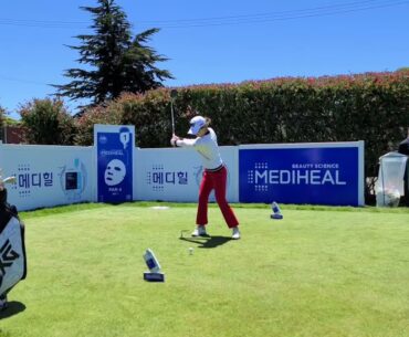 Lydia Ko slow motion golf swing LPGA Mediheal