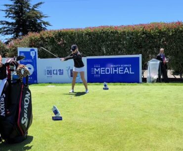 Jennifer Kupcho slow motion golf swing LPGA Mediheal