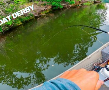 SECRET WORM REVEALED || Summer Jon Boat Bass Fishing Tournament With ACE!!