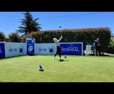 Sarah Schmelzel slow motion golf swing LPGA mediheal