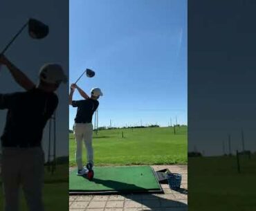 A nice swing with my Taylormade M6 driver