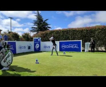 Jennifer Song slow motion golf swing LPGA Mediheal