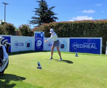 Cydney Clanton slow motion golf swing LPGA Mediheal