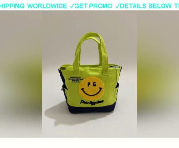 [Deal] $50 VICKY G GOLF CLUBS BAG PEARLY GATES SMILE FACE GOLF HAND BAG 5 COLORS PEARLY GATES GOLF