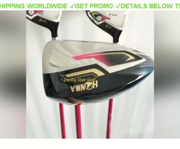 [Deal] $132.05 New Womens Golf driver HONMA S 03 3 star driver clubs 12 loft Golf Clubs driver with