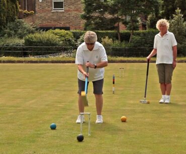 Croquet practice video