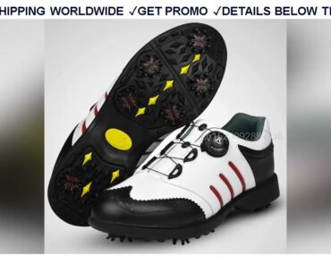 [Sale] $61.47 High Quality Men Golf Shoes Men Breathable Waterproof Training Shoes Professional Spi