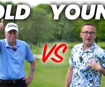 OLD GOLFER TAKES ON YOUNG GOLFER - MONEY MATCH