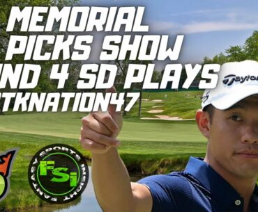 PGA DFS Picks - Showdown Round 4 - DraftKings Picks - Memorial Tournament