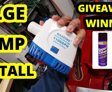 QUICK AND EASY Bilge Pump Install 2021 {Jon Boat to Bass Boat Conversion} Alumacraft 1232