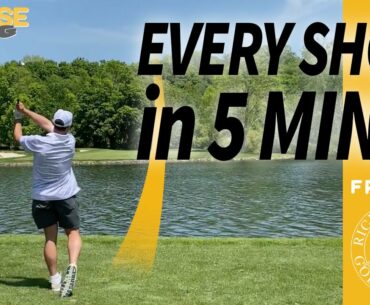Richter Park Golf Course - Front 9 | EVERY SHOT in 5 MINS - OMADA GOLF Course Vlogs