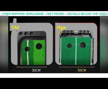 [Cheap] $201.96 Pgm 3M Golf Putting Mat Golf Putter Trainer Indoor Adjustable Green Putter Carpet P
