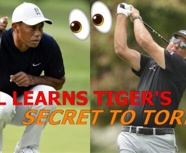 Phil Mickelson Learns Tiger Woods Secret to Torrey Pines US Open 2021