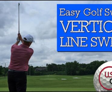This EASY GOLF SWING for Seniors is Almost Too Effective! (VERTICAL LINE SWING)