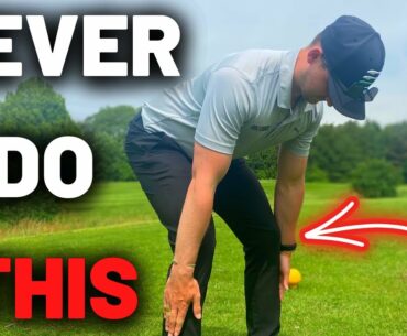 NEVER do this if you have bad knees in the golf swing