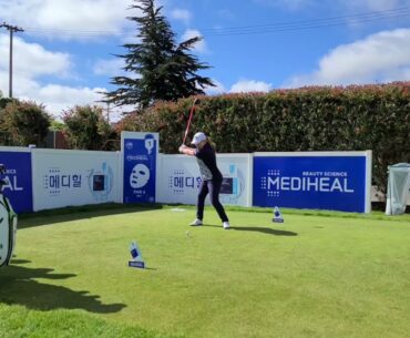 Gemma Dryburgh slow motion golf swing LPGA Mediheal