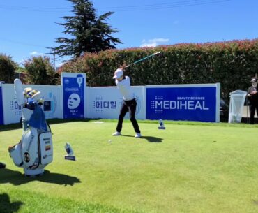 Hyo Joo Kim slow motion golf swing LPGA Mediheal