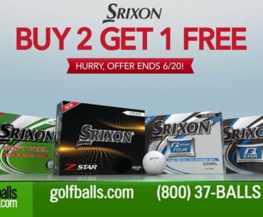 Ending Soon! Buy 2 Get 1 Free on Srixon Golf Balls plus Free Text Personalization