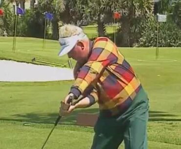 Moe Norman shows his Master Move, Vertical Drop, Coin Drill. Golf swing instruction