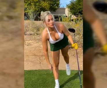 Paige Spiranac #golf​​ #shorts​ #golfswing​ #golfShorts​ #GolfSwing​ #golfShort​ #short