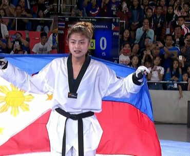 GOLD MEDAL for Pauline Lopez in the women's -57kg category of taekwondo | 2019 SEA Games