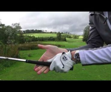 Right hand golf grip