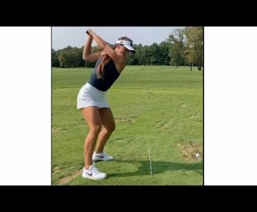 Hot Golfers with Beautiful Golf Swings #4 #shorts