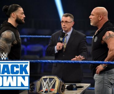 Roman Reigns and Goldberg sign the dotted line: SmackDown, March 20, 2020