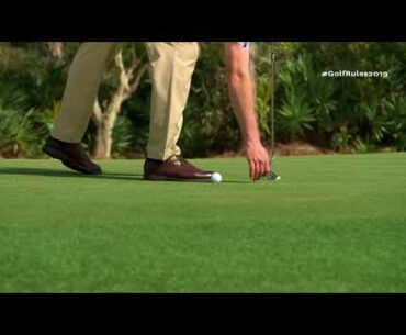 Golf's New Rules (2019): No Penalty for Moving Ball on the Putting Green