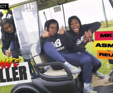 GOLF BUGGY TARGET CHALLENGE | ASMXLLS MKFRAY & REUBZ4K ULTIMATE BALLER
