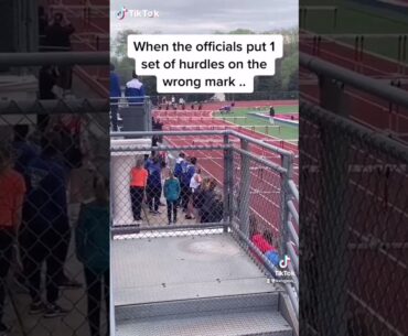 Refs Set Up The Wrong Hurdles :|