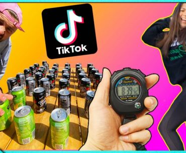 Breaking VIRAL TikTok WORLD RECORDS! *Fastest RENEGADE Dance!*