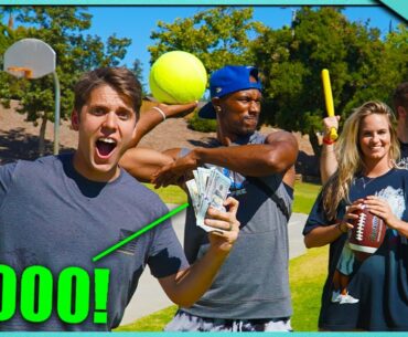 LONGEST THROW WINS $1,000 CHALLENGE!