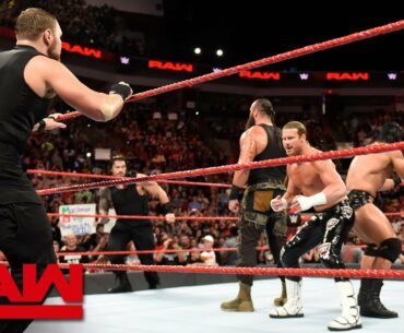 The Shield attack Braun Strowman, Drew McIntyre & Dolph Ziggler: Raw, Sept. 3, 2018
