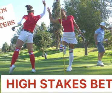 BROTHERS VS SISTERS/9 HOLE GOLF MATCH!