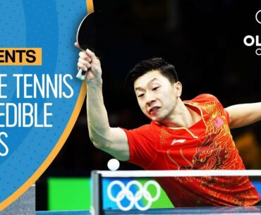 Top Crazy Table Tennis Rallies at the Olympics | Top Moments