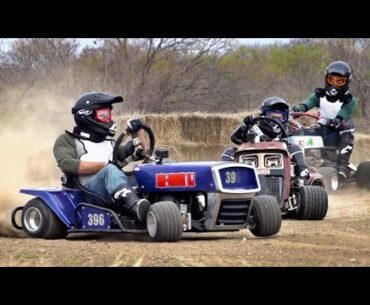 Lawnmower Racing Battle | Dude Perfect