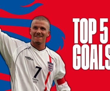 David Beckham's best England goals | Top Five
